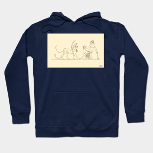 Woman and Griffin_01 Hoodie